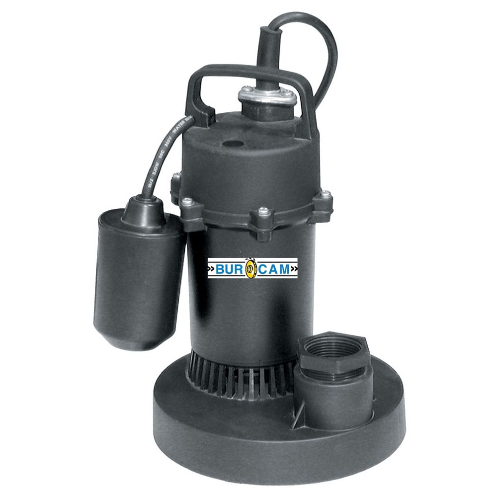 Bur-Cam 1/4HP Submersible Sump Pump | The Home Depot Canada