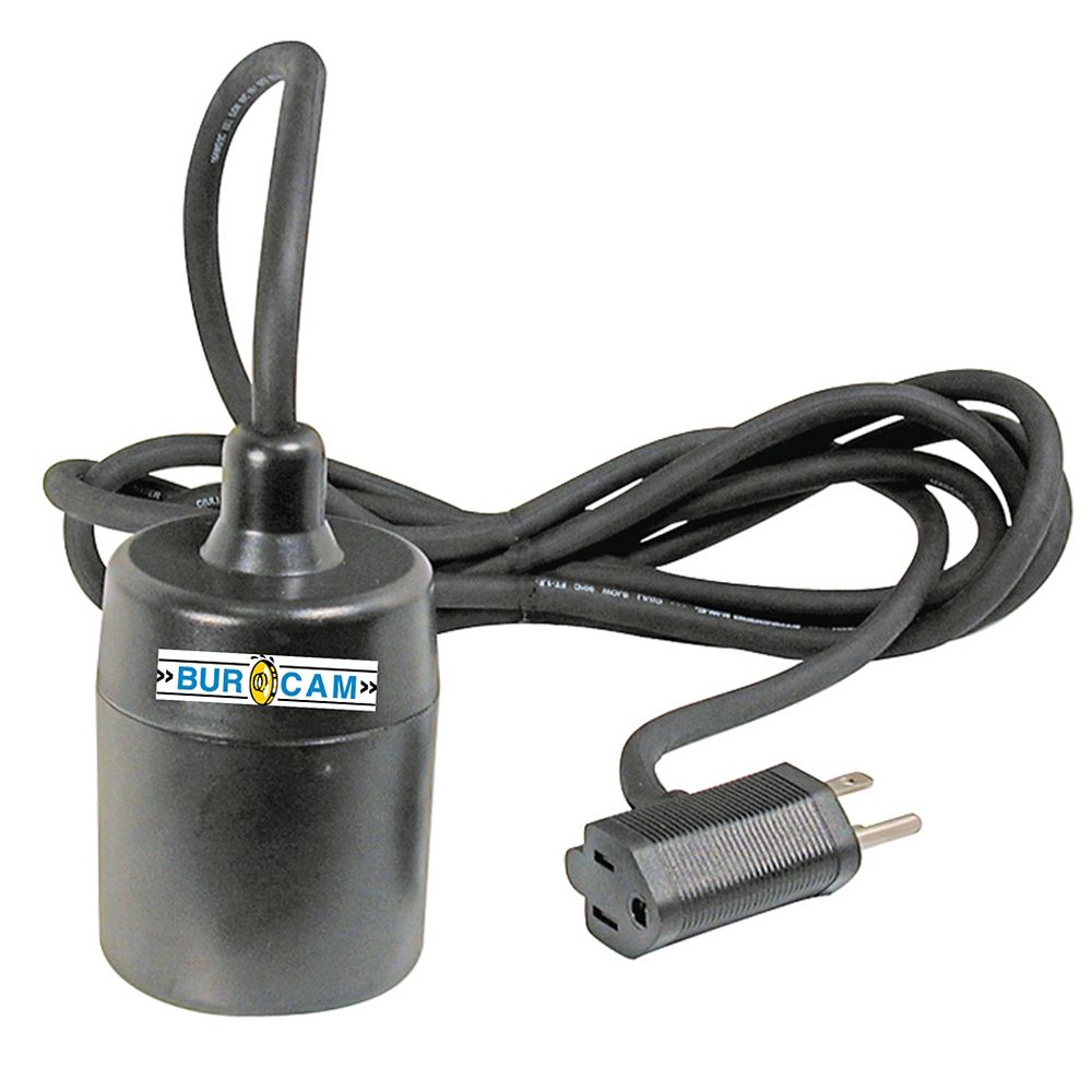 BurCam 15'/90 Deg. Mechanical Float Switch For Submersible Pump The