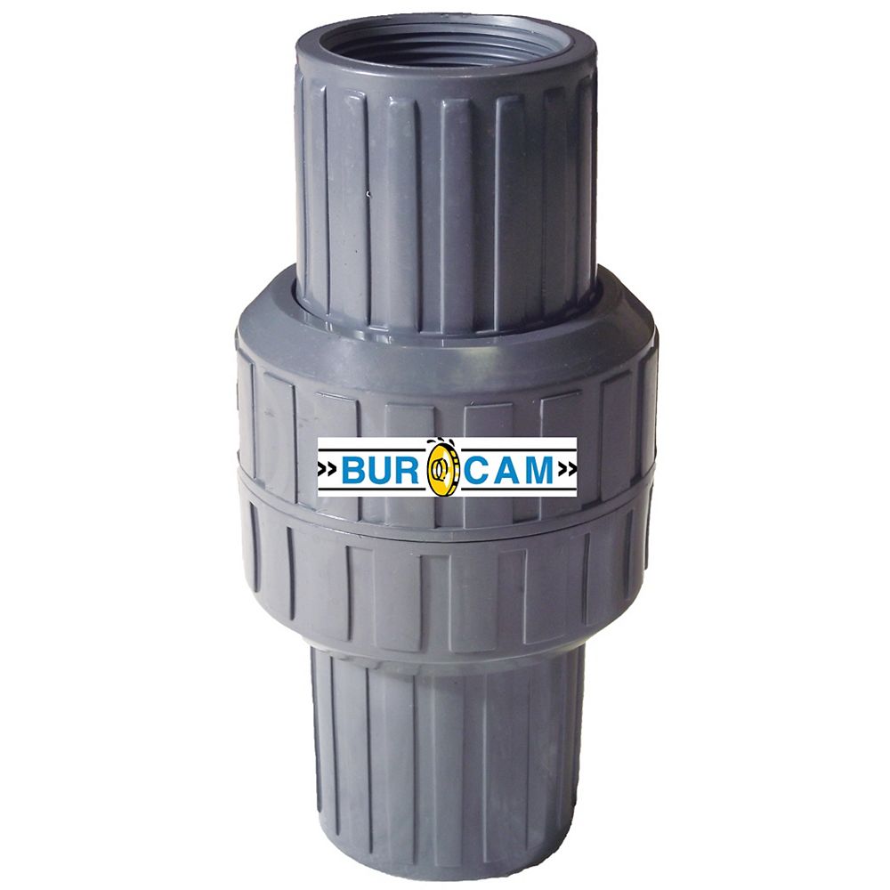 BurCam 1 1/4 Pvc Check Valve The Home Depot Canada
