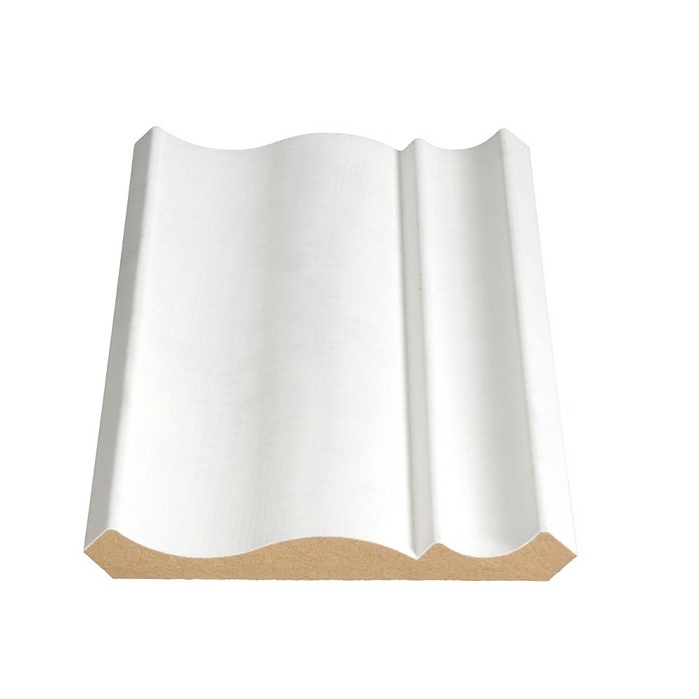 Alexandria Moulding 5/8inch x 5 1/4inch MDF Primed Fibreboard Ogee