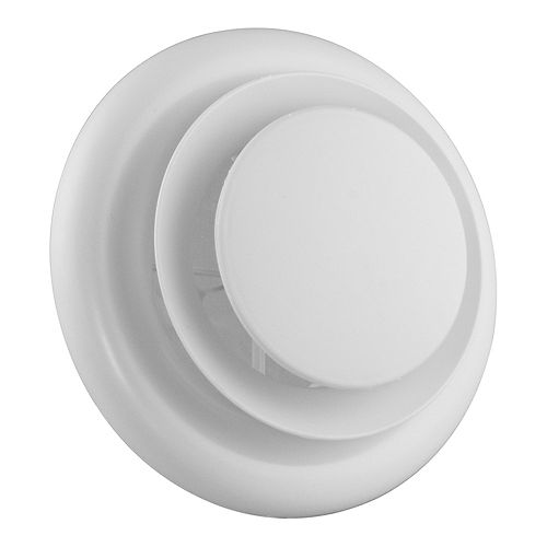 5 inch - 6 inch Round Air Diffuser White THD