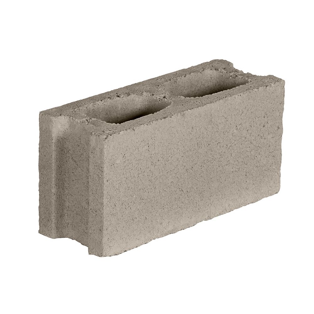 Shaw Brick 16inch W x 8inch H x 6inch D Concrete Block