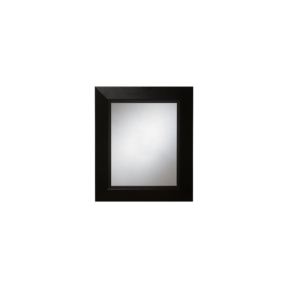 Home Decor Innovations Black Zen Wall Mirror 23 In. x 27 In. The Home