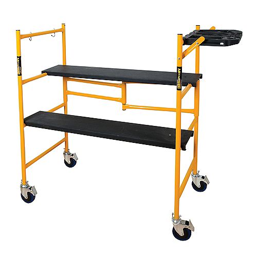 Steel Folding Scaffold Work Platform / 500 Lbs.