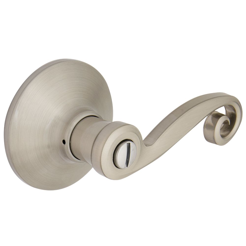 Defiant Savannah Bed & Bath Room Privacy Door Lever in Satin Nickel