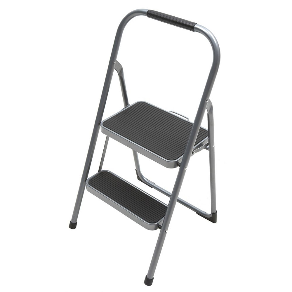 Easyreach By Gorilla Ladders 2-Step Highback Step Stool | The Home ...