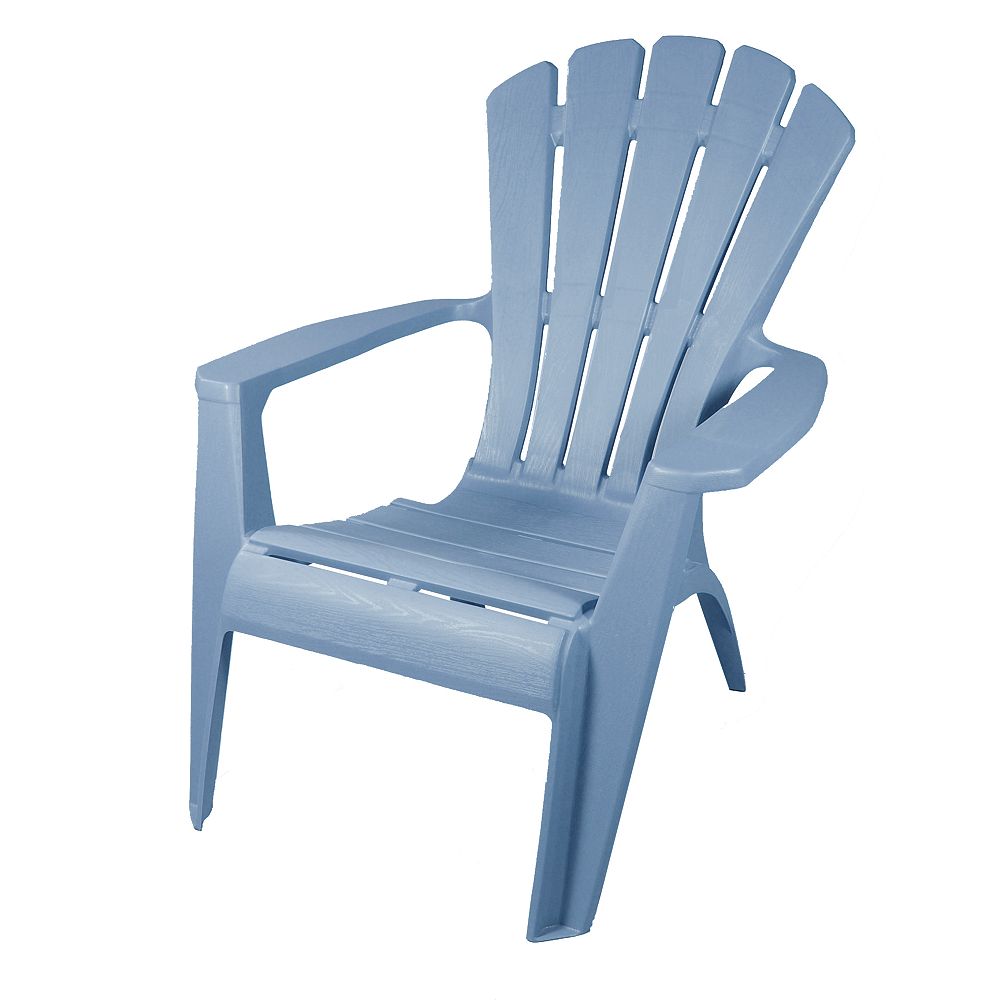 Gracious Living Adirondack Outdoor Chair In Sky Blue The Home Depot Canada Gracious Living Adirondack Outdoor, Plastic Stackable Adirondack Chairs Home Depot