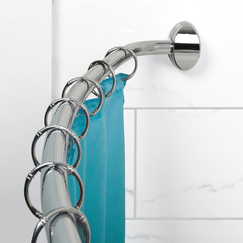 Curved Hotel Rod - Chrome