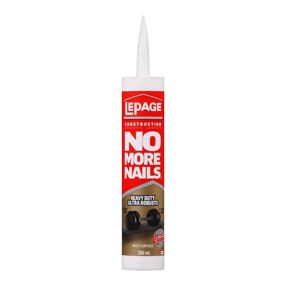 LePage LePage No More Nails Heavy Duty Construction Adhesive, 266 ml