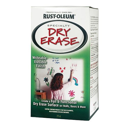 Dry Erase Paint Kit in White, 797 mL