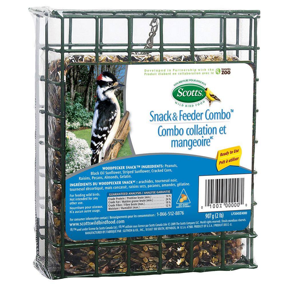 Scotts Woodpecker Snack & Basket 907G The Home Depot Canada