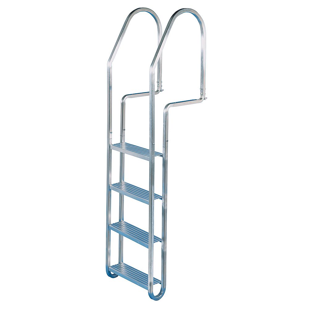 Dock Edge 4 Step Aluminum Dock Ladder The Home Depot Canada