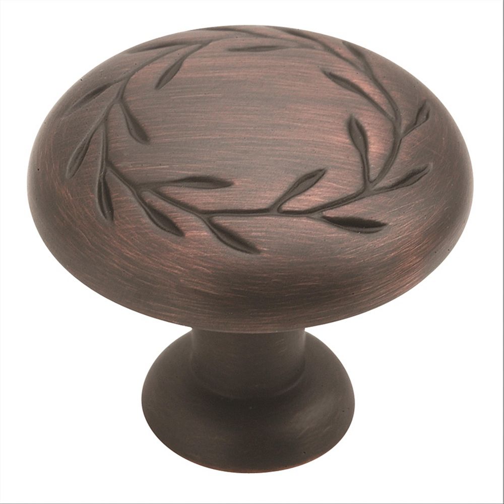 Amerock Inspirations 1 3 4 Inch Oil Rubbed Bronze Cabinet Knob The Home Depot Canada Oil Rubbed Bronze Cabinet Knob, Oil Rubbed Bronze Cabinet Pulls Canada