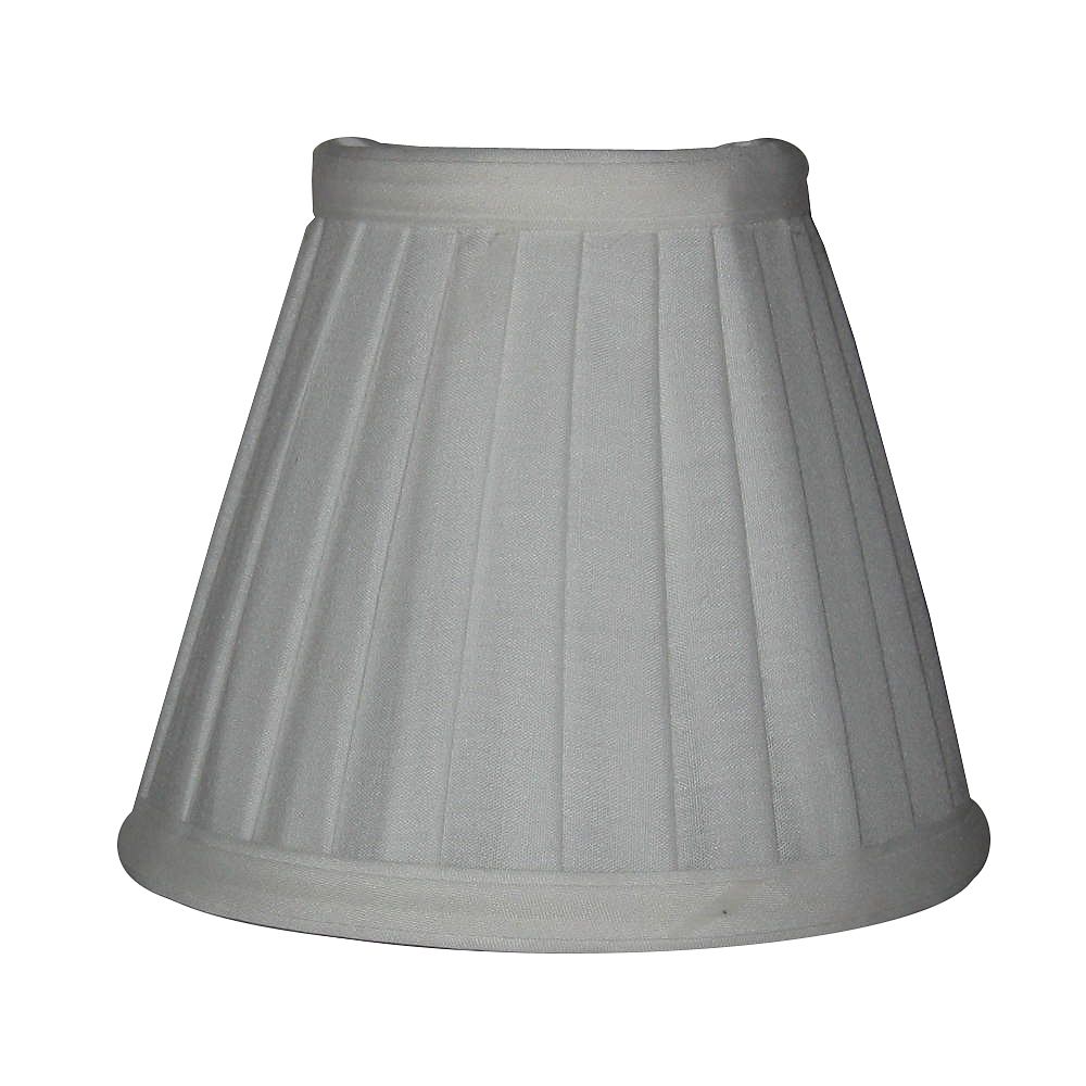 Shawson Lighting 5.5 Inch OffWhite Side Pleat Lamp Shade The Home