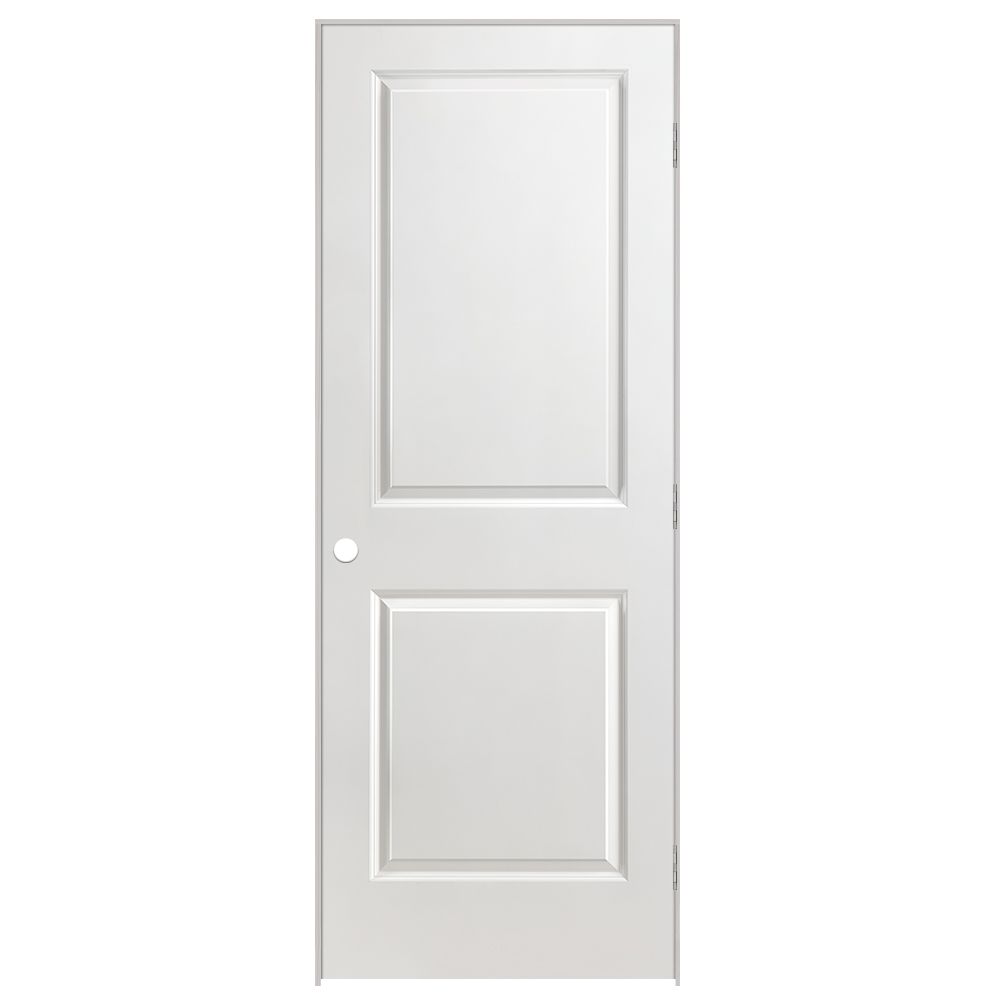 Masonite 30-inch X 80-inch Primed 2 Panel Hollow Core Smooth Single ...