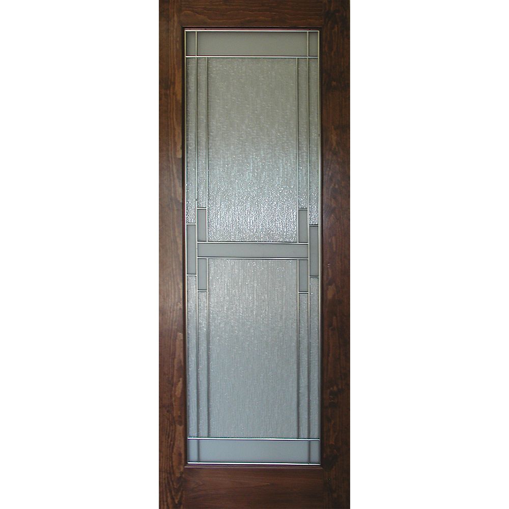 Milette 30inch x 80inch Madison Door with Stainless Grill Waterfalls