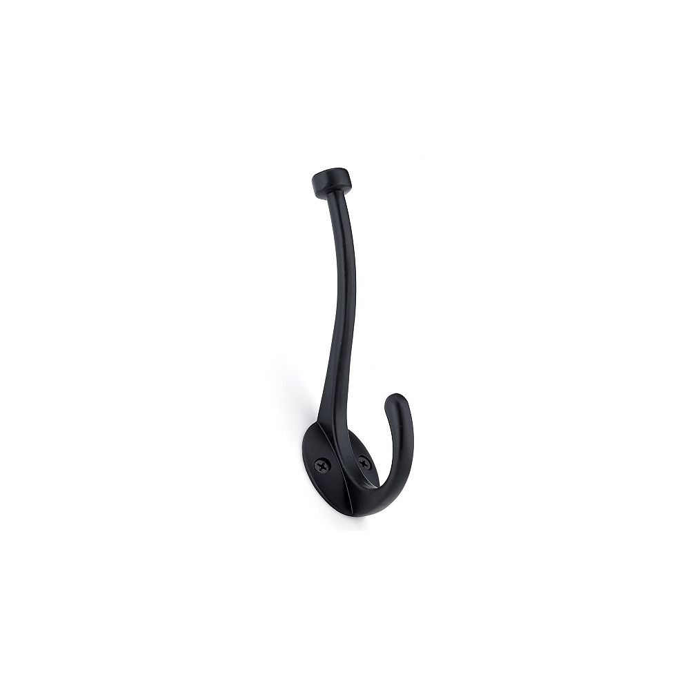 Nystrom Classic Forged Iron Hook 5-3/4 inch, Matte Black | The Home ...