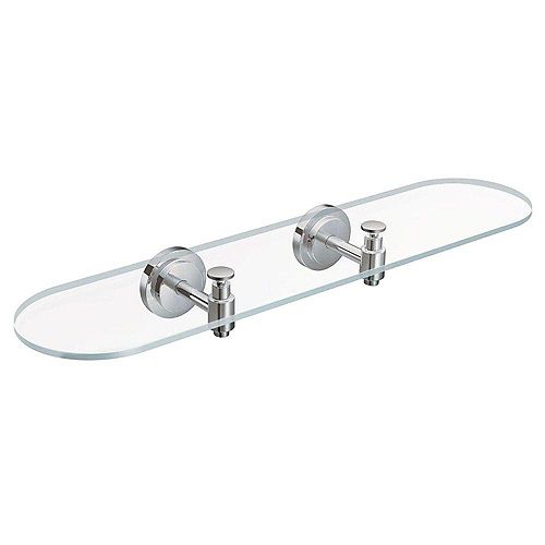 Iso Chrome Glass Shelf