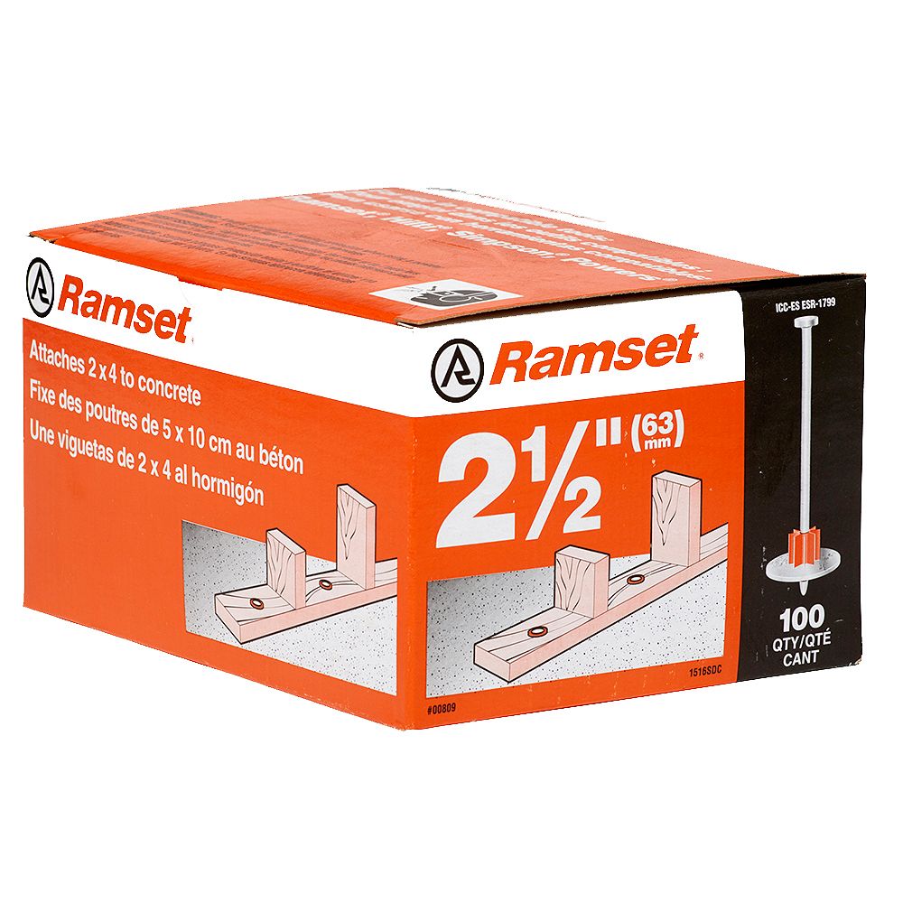 Ramset 21/2" Washered Pin (100Pack) The Home Depot Canada