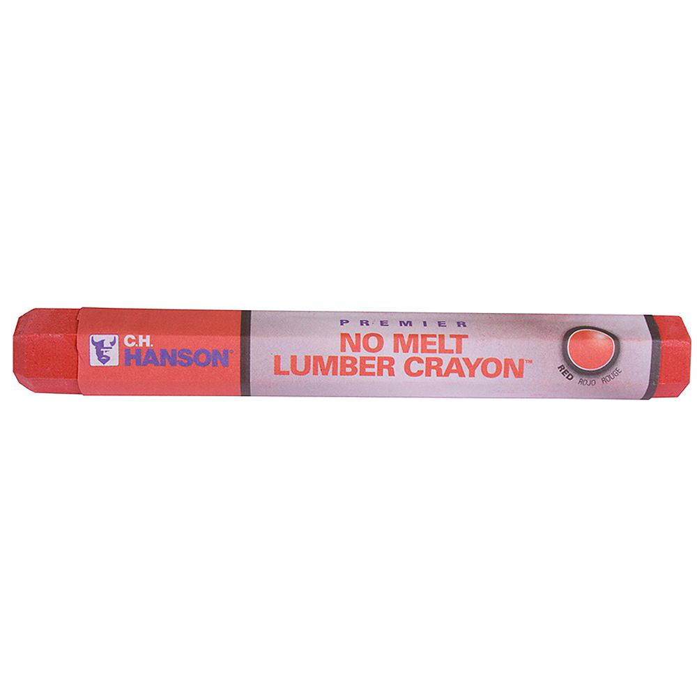 C.H. Hanson Red Premier Lumber Crayon The Home Depot Canada