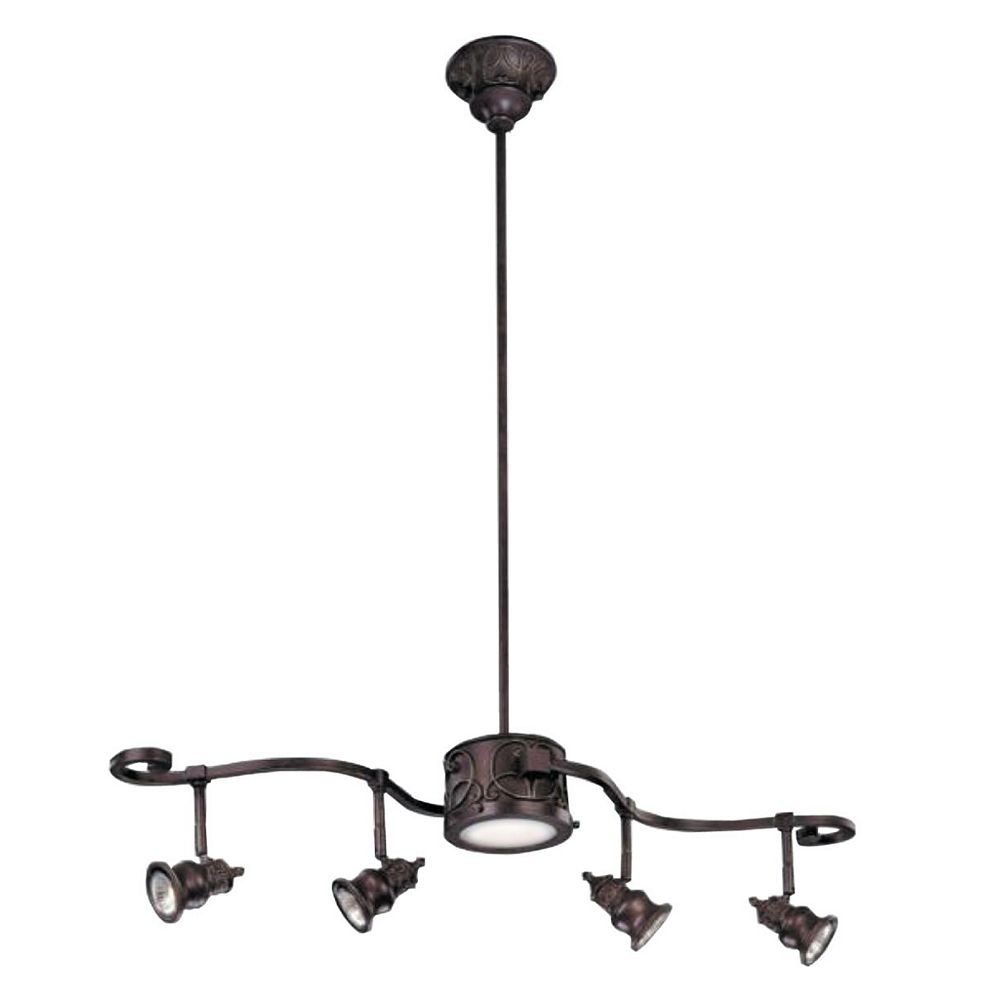Hampton Bay Kara Collection 5Light Track Light Fixture in Bronze The Home Depot Canada