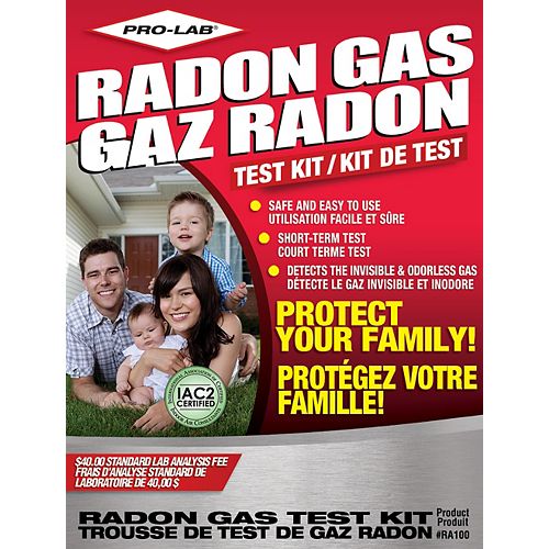 RA100 Radon Gas Test Kit