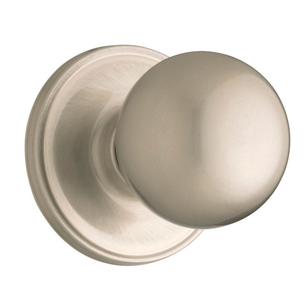 Weiser Huntington Inactive Door Knob in Satin Nickel The Home Depot Canada
