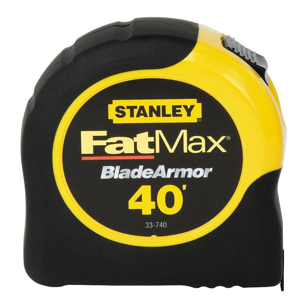 STANLEY FATMAX FATMAX 40 ft. x 11/4inch Tape Measure with Blade Armor