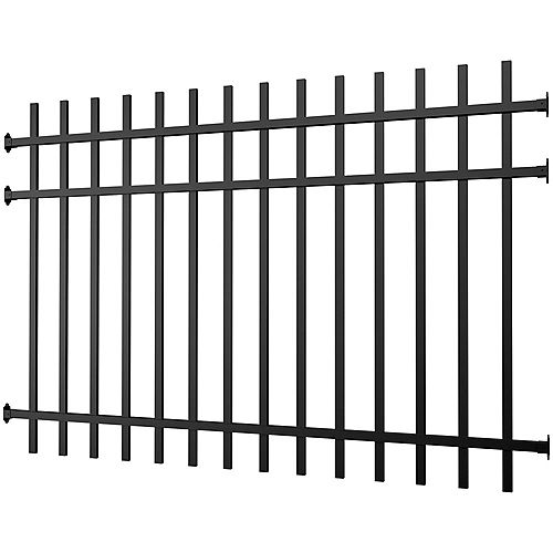 Metal Fencing The Home Depot Canada, Corrugated Metal Fence Panels Canada