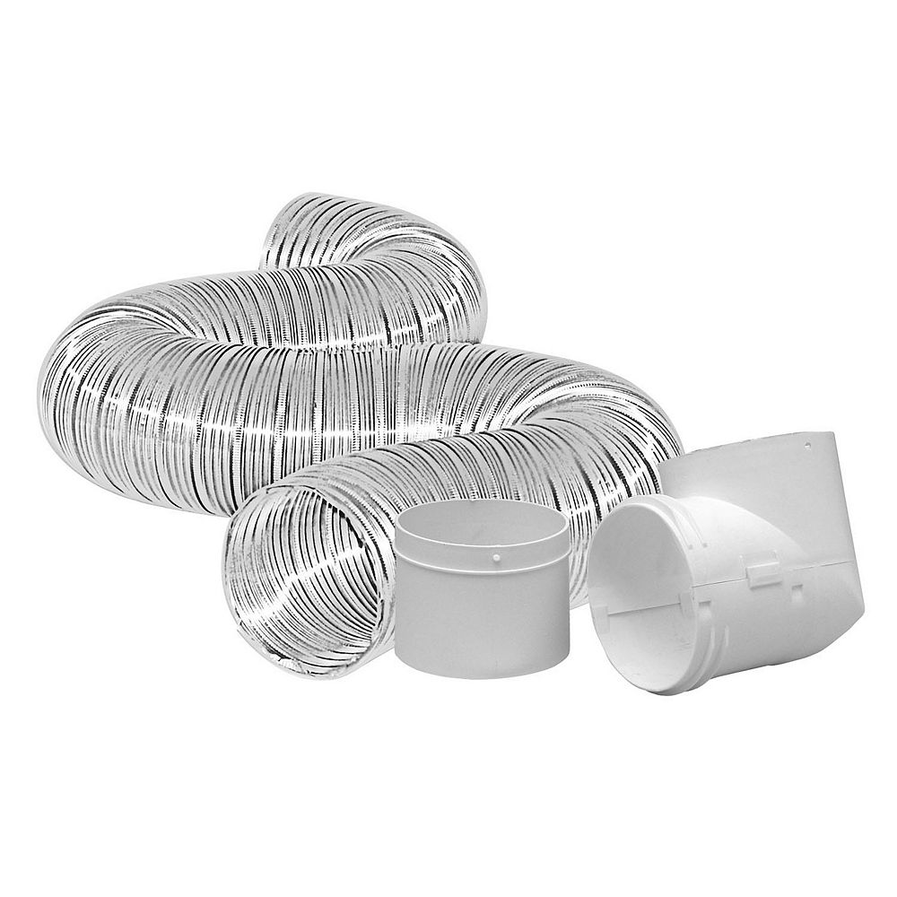 Dundas Jafine Dryer To Duct Connector Kit 4 inch x8 foot The Home