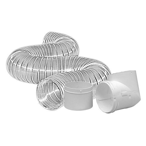 Dryer To Duct Connector Kit 4 inch x8 foot