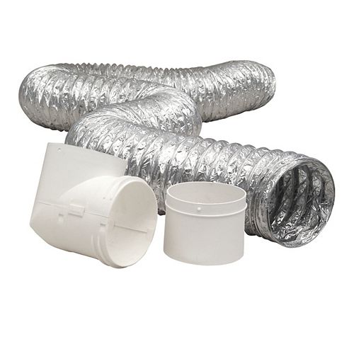 Dryer To Duct Connector Kit 4 inch x 8 feet