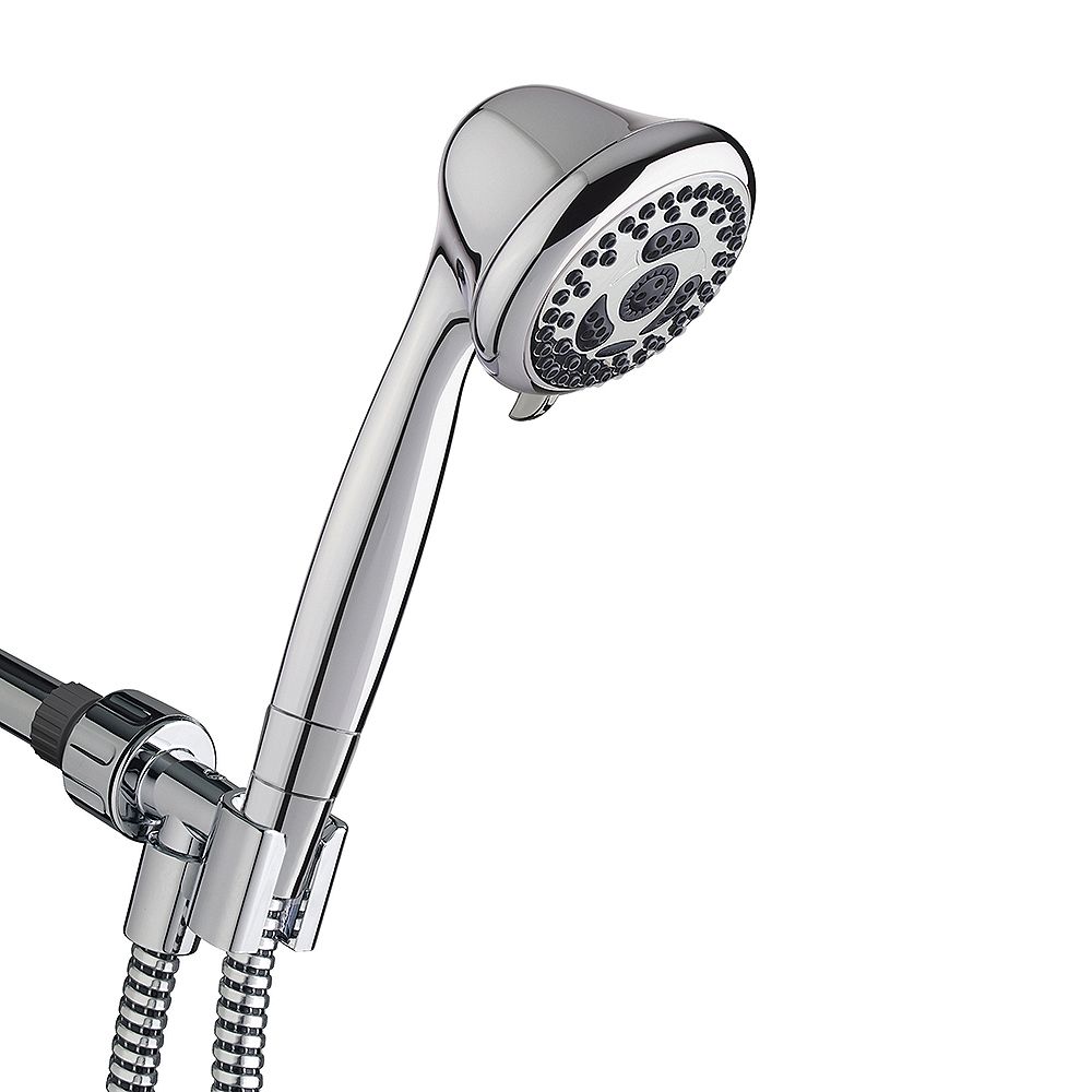 Waterpik Powerspray 6 Spray Hand Held Shower Head In Chrome The Home