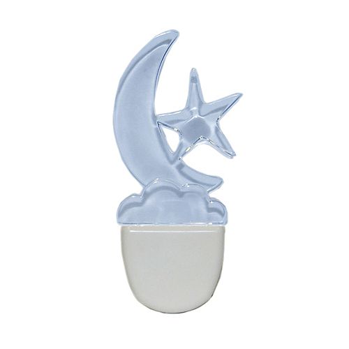 Blue Moon & Star Night Light LED