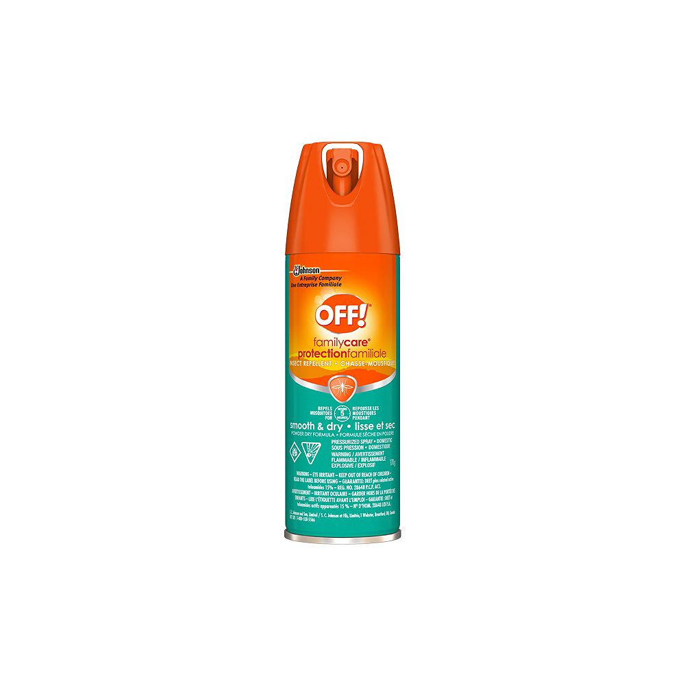 OFF! Familycare 71g Smooth & Dry Insect Spray | The Home Depot Canada