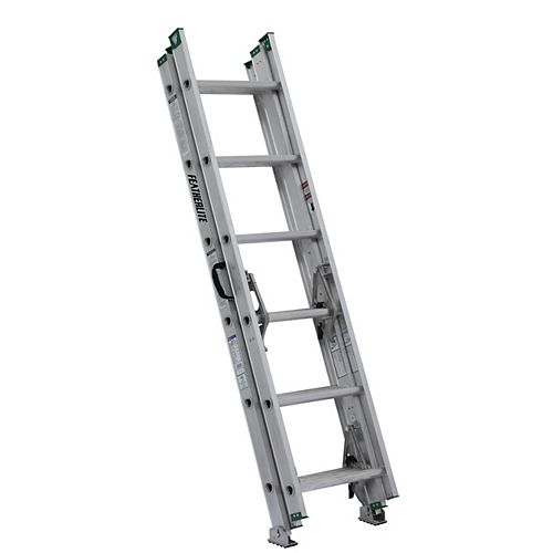 aluminum compact extension ladder 16 Feet grade II