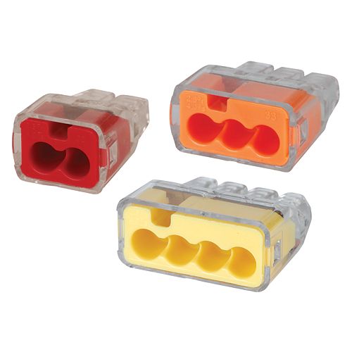 Push-In Wire Connectors (Assorted 10-Pack)