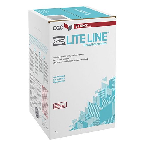 Lite Line All Purpose Drywall Compound, 17 L  Carton