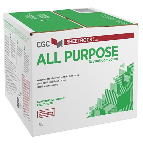 All Purpose Drywall Compound, Ready-Mixed, 16 L Carton