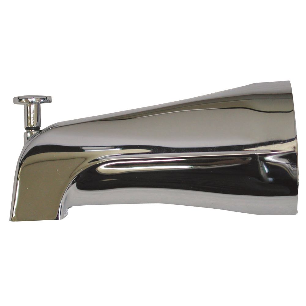 MOEN Slip-on Tub Spout with Diverter - Chrome | The Home Depot Canada