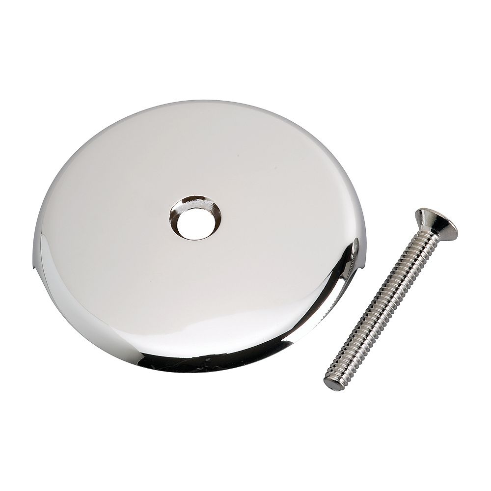 MOEN 1Hole Overflow Plate Chrome The Home Depot Canada
