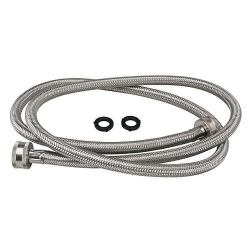 Washing Machine Filler Hose - 5' Stainless Steel