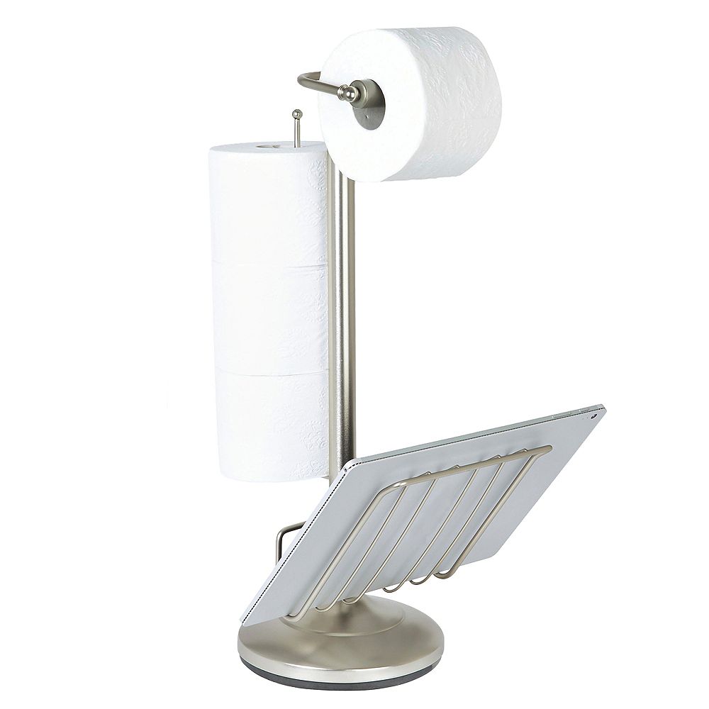 Better Living Toilet Caddy Satin Nickel The Home Depot Canada