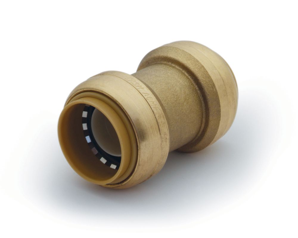 SharkBite 2-Inch Straight Coupling - Push-to-Connect Plumbing Fitting For Copper, PEX & CPVC Pipes