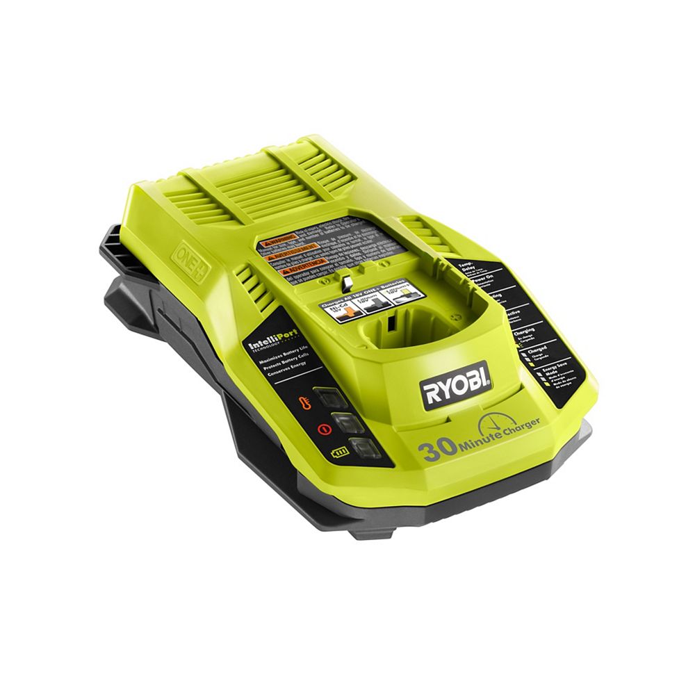 RYOBI 18V ONE+ Dual Chemistry IntelliPort Charger | The Home Depot Canada