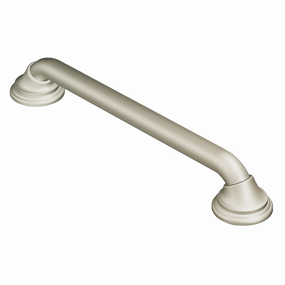 Moen 24 Inch X 125 Inch Grab Bar In Brushed Nickel Ada Compliant The Home Depot Canada 2832