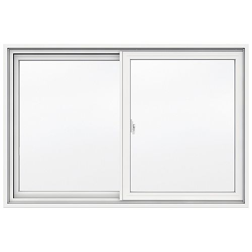 47 3/8-inch x 30 7/8-inch 1700 Series Sliding Vinyl Clad Window with 4 9/16-inch Frame