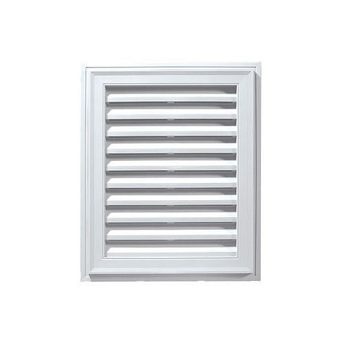 12x18" Rectangle Gable Vent white