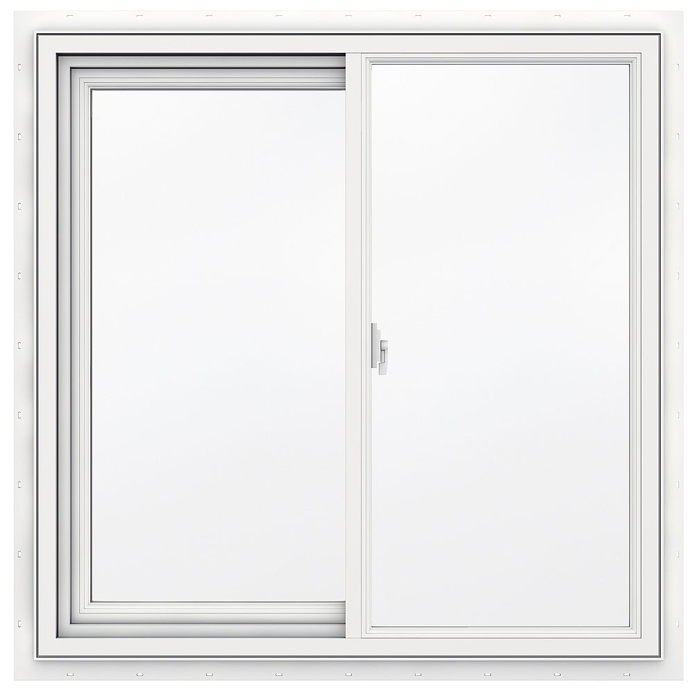 JELDWEN Windows & Doors 3500 Series 36X36 Vinyl Slider Window. White