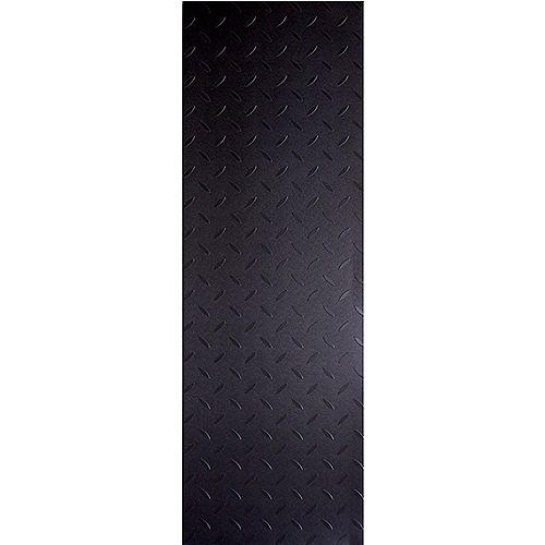 Commercial 12-inch x 36-inch Diamond Plate Charcoal Vinyl Flooring (24 Sq. ft./Case)